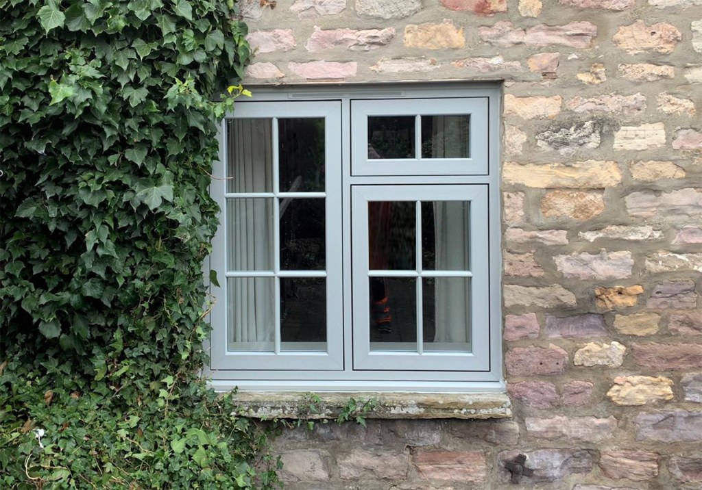 Flush Casement Windows Agate Grey